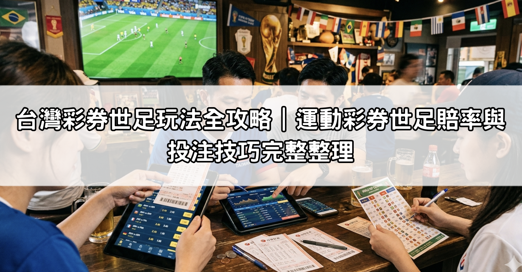 台灣彩券世足玩法全攻略｜運動彩券世足賠率與投注技巧完整整理